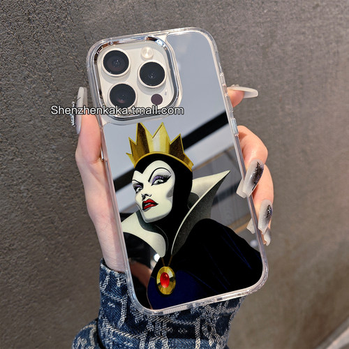 邪恶毒皇后iPhone18手机壳镜面17promax欧美时尚findx9pro适用小米15华为mate60好看独特创意opporeno14女款