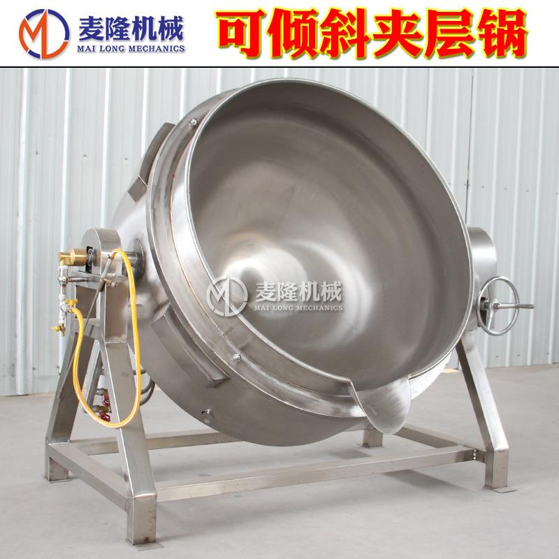 可倾式牛羊肉熬汤锅酱牛肉不锈钢卤煮锅猪头肉烧鸡熟食卤煮夹层锅