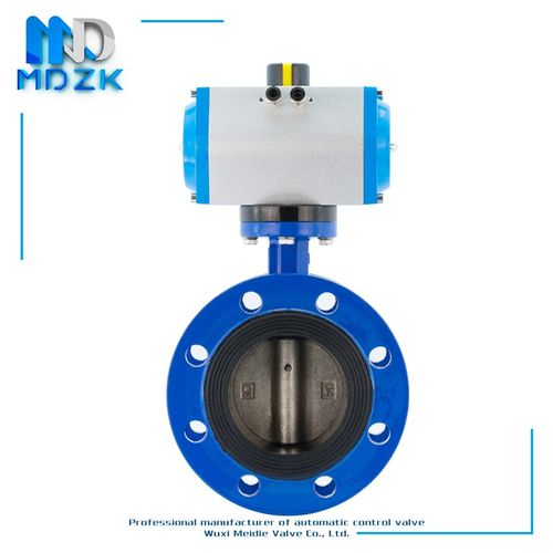 MDZK-GT-D641X-10/16Q 气动软密封法兰式蝶阀 球墨板