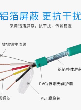 江苏天诚KNX总线EIB总线电缆EIB-BUS2x2x0.8灯控线家居智能控制线