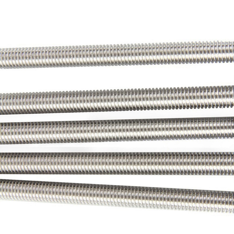 304不锈钢牙条丝杆通丝全螺纹螺杆M4M5M6M8M10M12M14M16M18M20M30