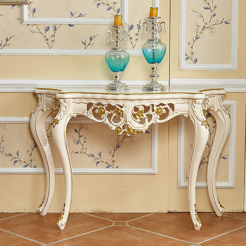 欧式玄关柜 美式实木玄关桌 欧式入户半圆靠墙玄关台 门厅玄关柜,鲜花速递/花卉仿真/绿植园艺,其它园艺用品,淘宝优惠券,粉丝福利购,淘宝优惠卷