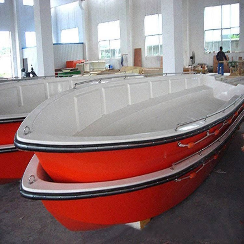 防汛抢险玻璃钢冲锋舟加厚应急巡逻船多用途敞开式水上救援船