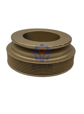 挖掘机配件PC120-5-6-7发动机4D102 8PK单槽宽槽曲轴皮带轮皮带盘