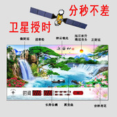 2026年新款 大数码 万年历电子钟静音卫星授时网络自动对时日历时钟