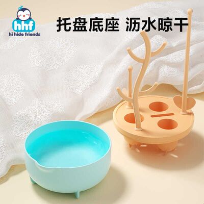 奶瓶刷新生婴儿专用洗奶嘴硅胶清洁刷套装吸管刷子神器卡通奶瓶刷