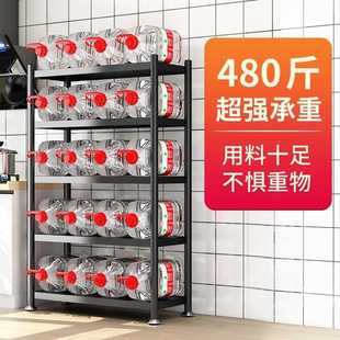 厨房多功能夹缝置物架落地多层家用储物架货架锅具微波炉收纳架子