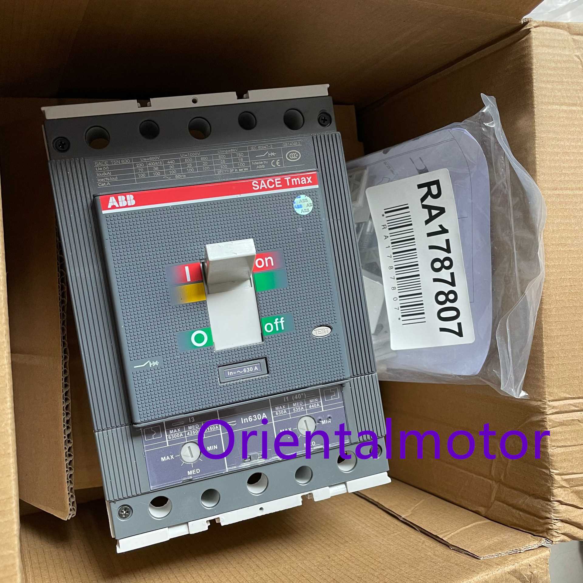 ABB断路器SACE T5H 630/630A  SACE  T5N 630