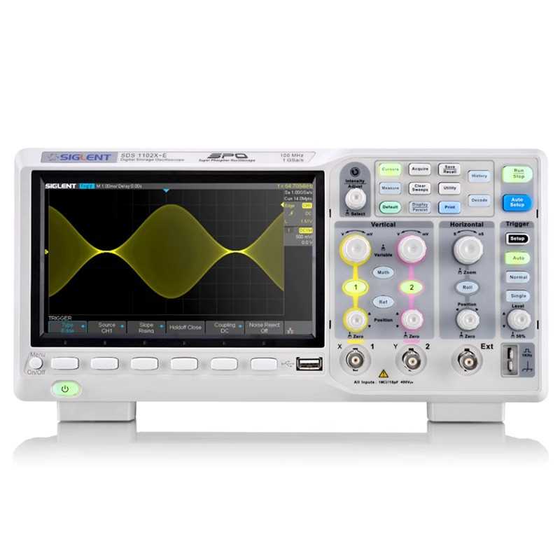 鼎阳数字示波器SDS1104X-E/1202X-E双/四通道100M200带宽高精度