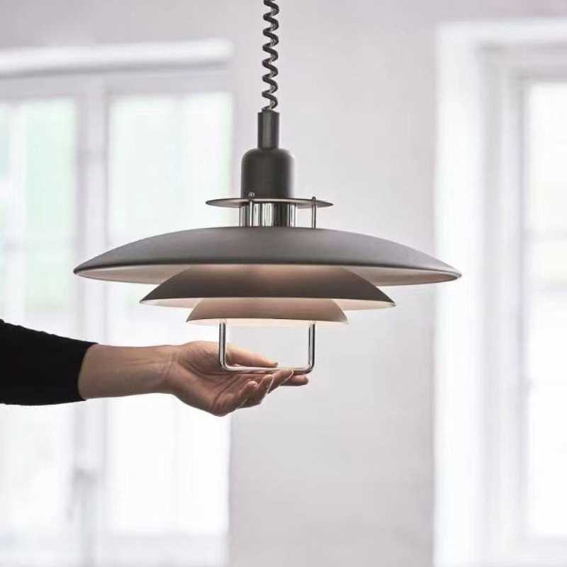 丹麦Primus设计师款餐厅灯北欧吧台灯可拉伸可升降伸缩PH飞碟吊灯