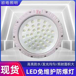 led工矿灯防爆灯生产仓库投光灯家用吸顶防爆户外路灯圆形广告灯