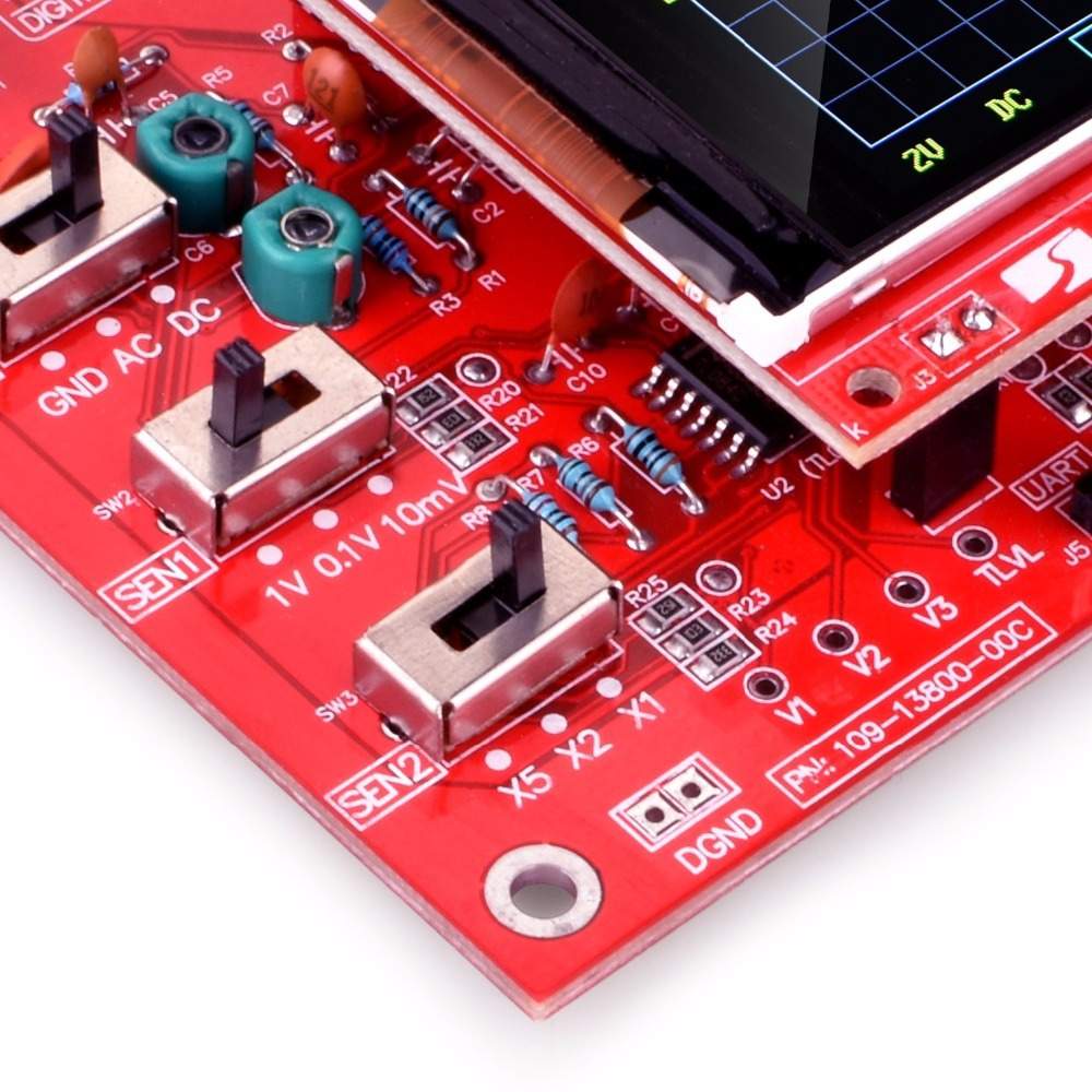 DSO138示波器套件成品 电子教学实训竞赛套件 开源STM32示波器