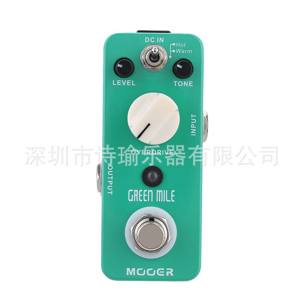 魔耳MOOER迷你电吉他Green Mile TS808 TS9过载单块效果器