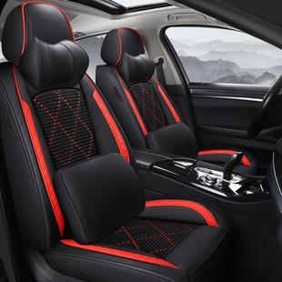 猛禽F150索罗德Ram全包围汽车坐垫夏季冰丝皮革四季通用皮卡座套