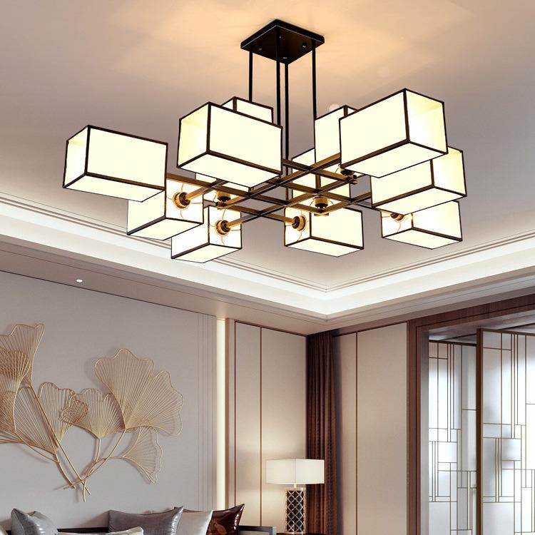 现代新中式吊灯中国风客厅餐厅吊灯简约大气高档书房卧室中式吊灯