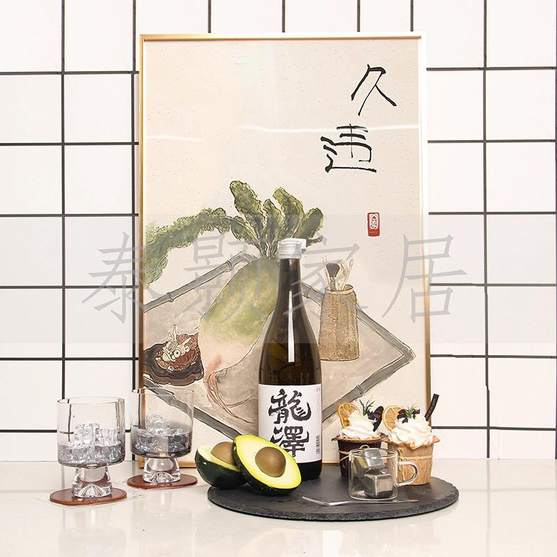 中式样板间软装饰品橱柜摆件展厅台面民宿别墅家居设计师陈设道具