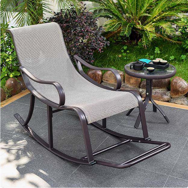 躺椅摇椅大人家用户外花园老人午睡逍遥椅靠背摇摇椅阳台休闲坐椅