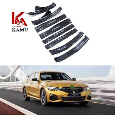 适用于宝马BMW3系短轴2020-2025ABS碳纤纹门槛条迎宾踏板