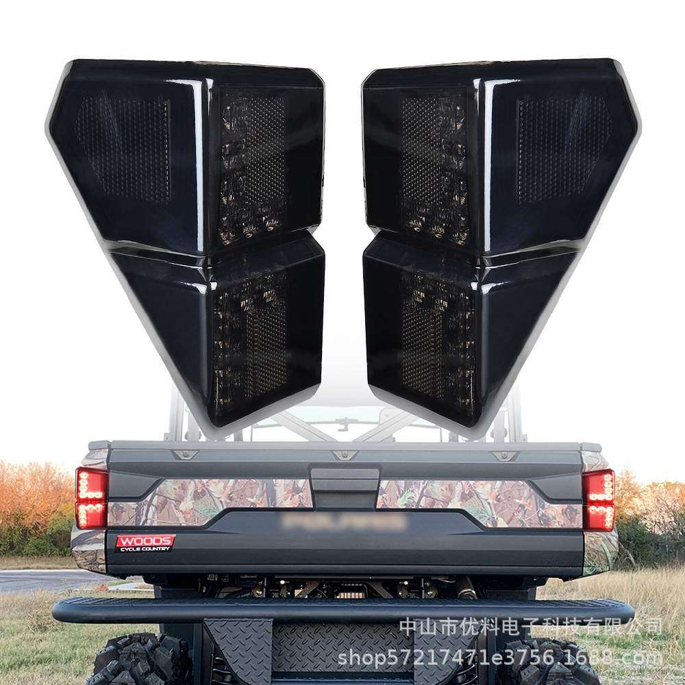 适用于Polaris Ranger Crew XP  1000:?2020-2021黑色尾灯