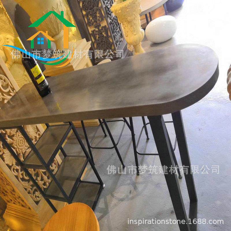 设计师个性创意简约混凝土家具GRC艺术桌椅预制景观仿水泥家具