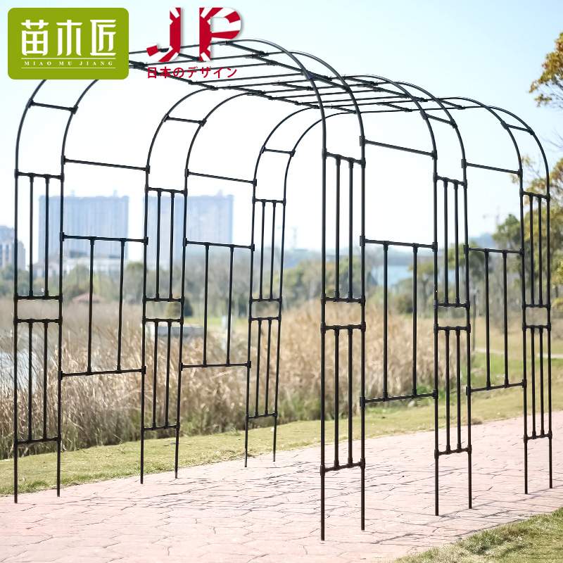 现货爬藤拱门花架铁线莲架子鲜花架蔷薇花架藤本月季攀爬攀藤支柱