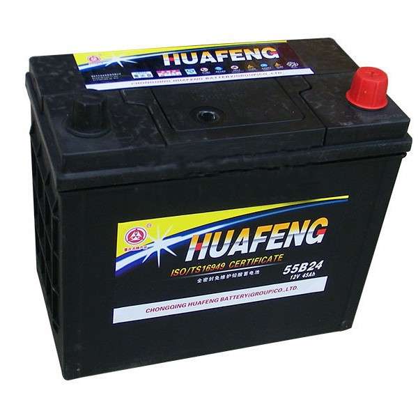 汽车蓄电池38B20型号免维护电瓶12V36AH6-QW-36AH