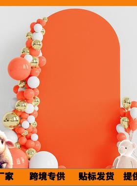 亚马逊Wedding Arch Cover铁艺拱门套布婚庆背景盖布涤氨纶布