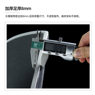 水簸箕pvc排水管下方雨成品集水斗墙角接灰色接水缓冲雨水斗白色