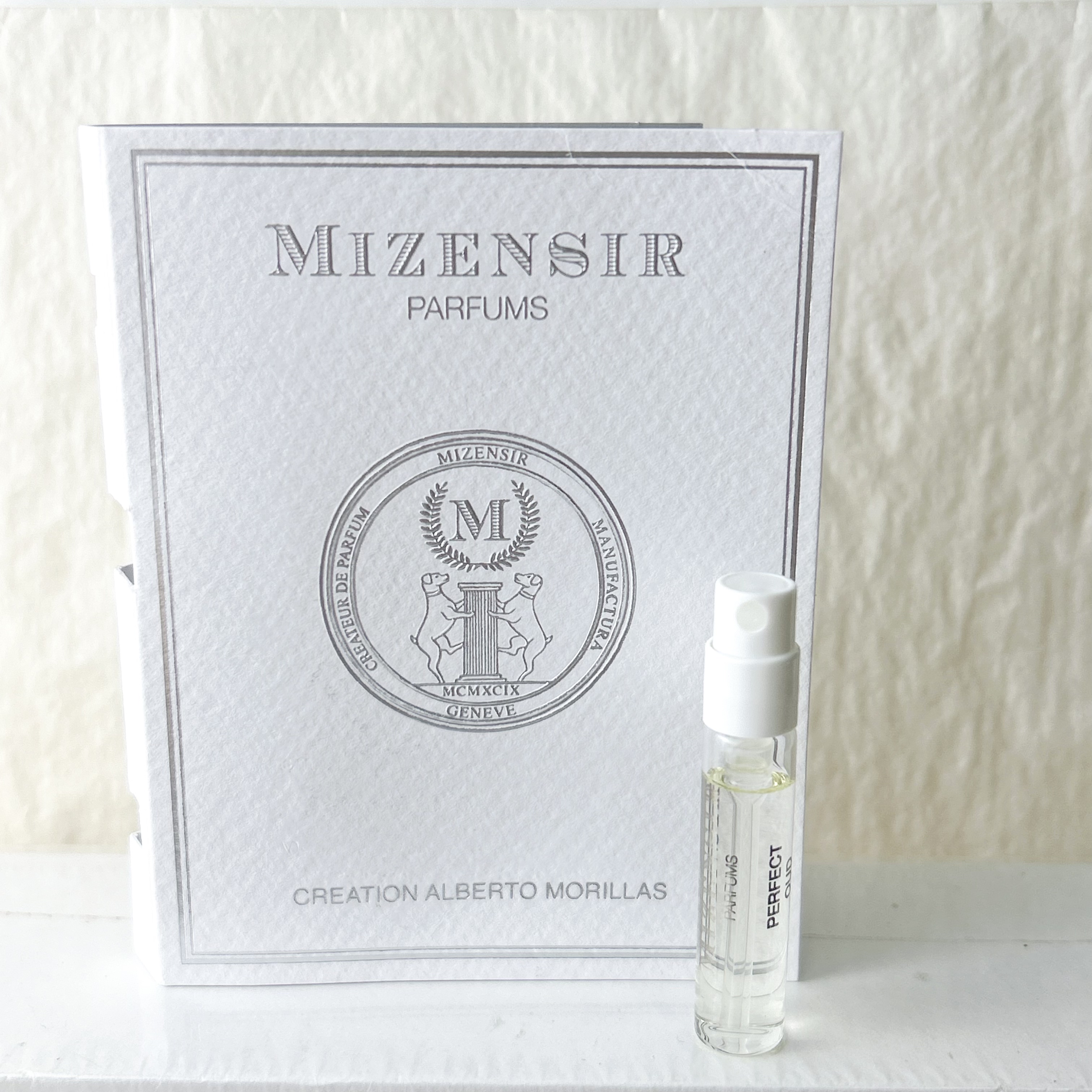 mizensir米曾先生原装试管香水小样2ml 完美沉香Perfect oud