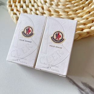 女士homme香水小样7.5ml无喷头 femme 蒙口Moncler盟可睐 同名男士