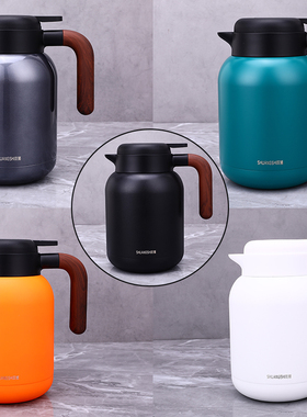 智能保温壶大容量热水瓶暖壶316不锈钢暖瓶家用客厅水壶带茶漏2L