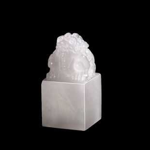 雪花冻石印章篆刻姓名字貔貅印章个人石料定制书法字画藏书闲章