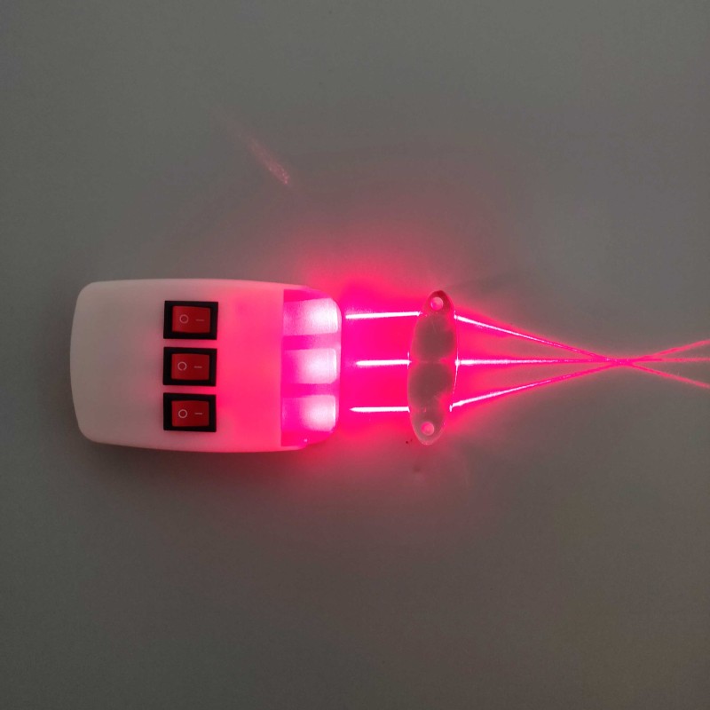 三线光源光学实验器材磁吸式 三线平行激光光源 柱形凸透镜凹透镜