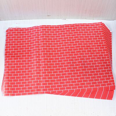 包邮单面砖瓦纸彩色纸77厘米X53厘米手工工艺剪纸糊墙纸