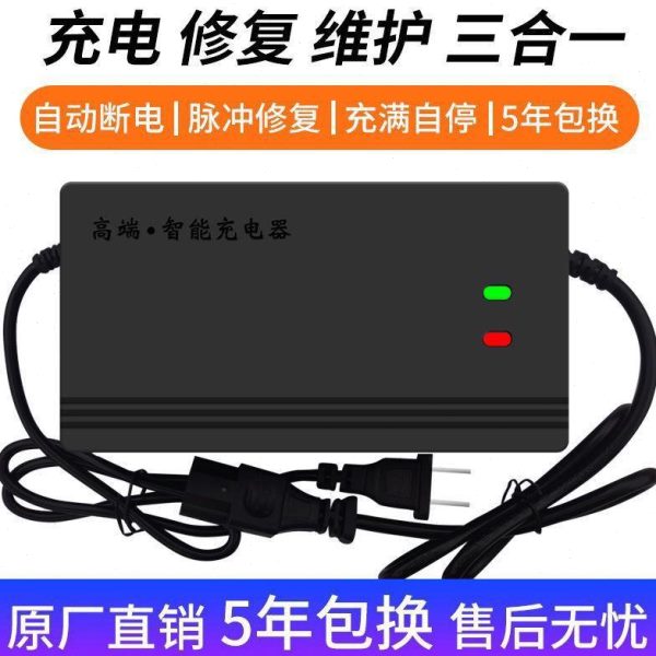 通用电瓶车充电器48V两轮2A超威6VV9三轮电动车H760V20