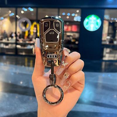 a4l金属高档男扣钥匙套