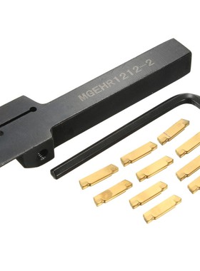 车床转弯工具支架MGEHR1212-2 12x100mm数控刀杆+10片MGMN200刀片