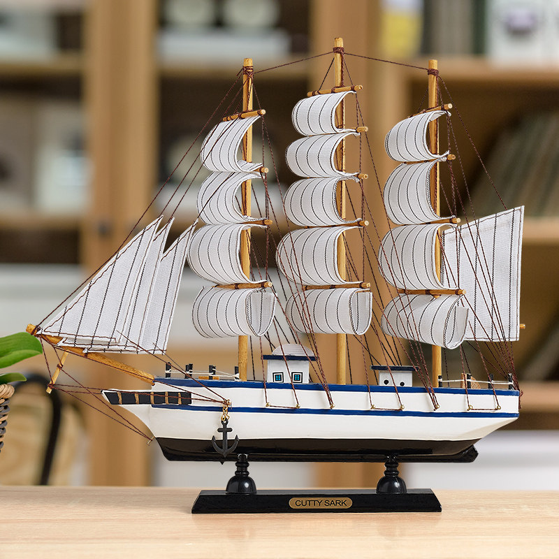 家居创意工艺装饰品帆船模型酒柜房间卧室客厅一帆风顺桌面小摆云,电子元器件市场,电线扎带/束线带,淘宝优惠券,粉丝福利购,淘宝优惠卷