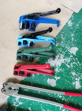 PET塑钢打包带手动打包机塑钢带绿色黑色湖北武汉简易塑钢打包机