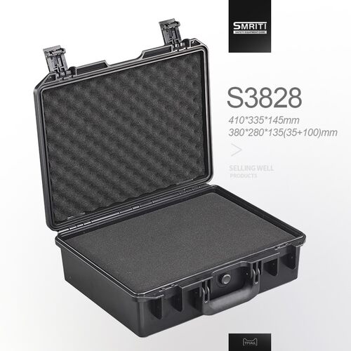 SMRITI传承防护箱S3828塑料箱多功能五金工具箱仪器箱防水包装箱