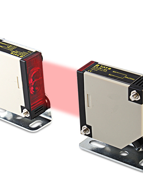 对射光电开关感应开关传感器E3JK-5DM1 E3JK-5L距离5米可调24V
