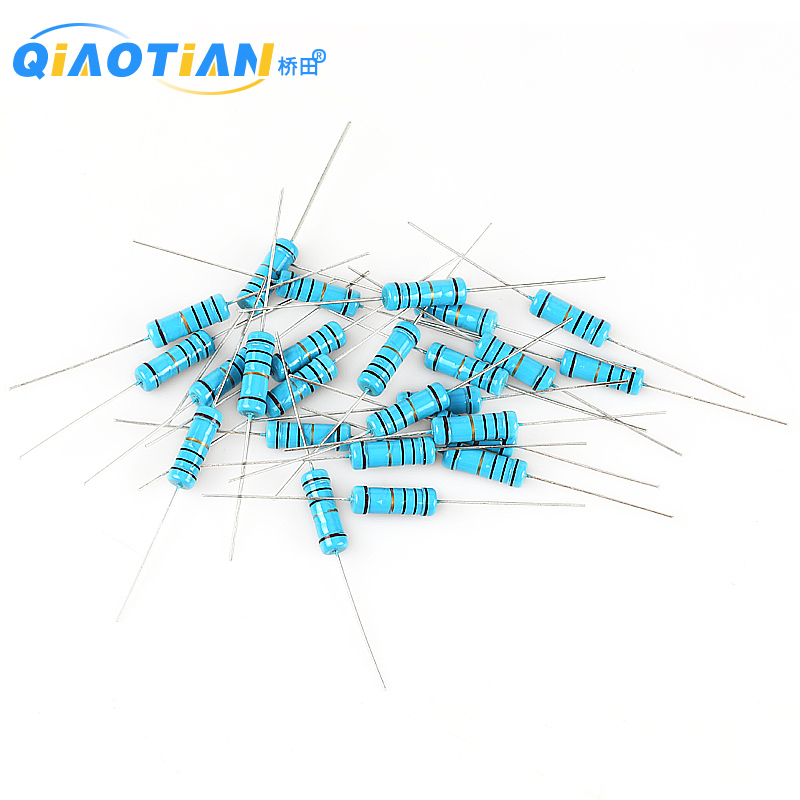 3W金属膜电阻1%五色环1K 10K 100欧姆2.2M 22K 220 4.7K 47 470欧