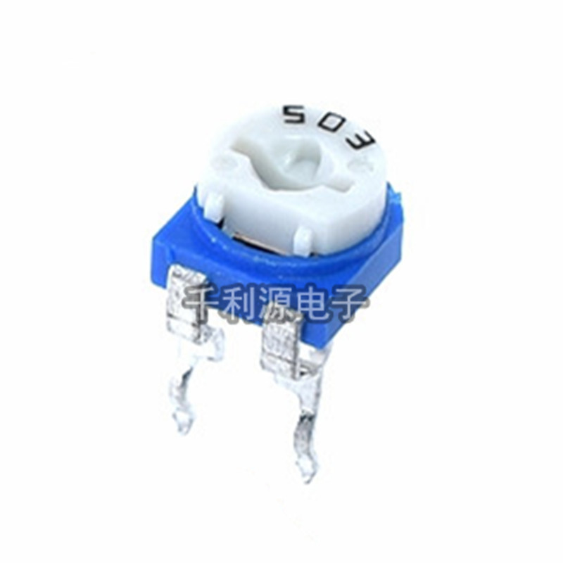 RM065 卧式 蓝白可调电阻 1K2K5K10K20K50K100K200K500K 102 103