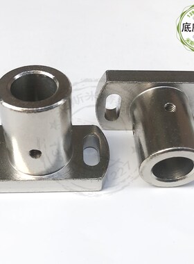 支柱安装底座钢制RBN31 RBNx32对边法兰通腰孔型光轴固定支架RBN3