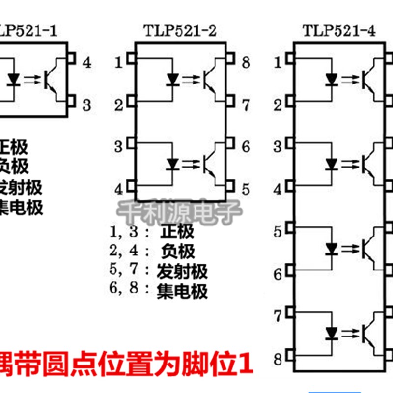 全新 TLP521-1GB TLP521-1 P521光耦  贴片SOP-4 光电耦合器 国产