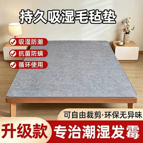 开学必备宿舍防潮折叠毛毡床垫
