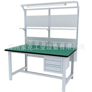 焊接吊二抽帶燈架 防靜電工廠用組裝 工作臺