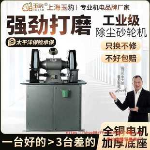 重型工业级380V台式 砂轮机家用小型220V电动砂轮打磨机 立式 除尘式