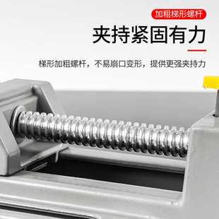 铝合金台虎钳平口台钳小型台夹万向台虎桌钳工作台重型家用多功能