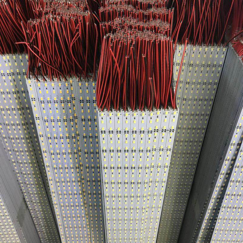 高亮LED12v硬灯条5730led机柜灯24V照明灯货架灯带铝铝壳超高亮